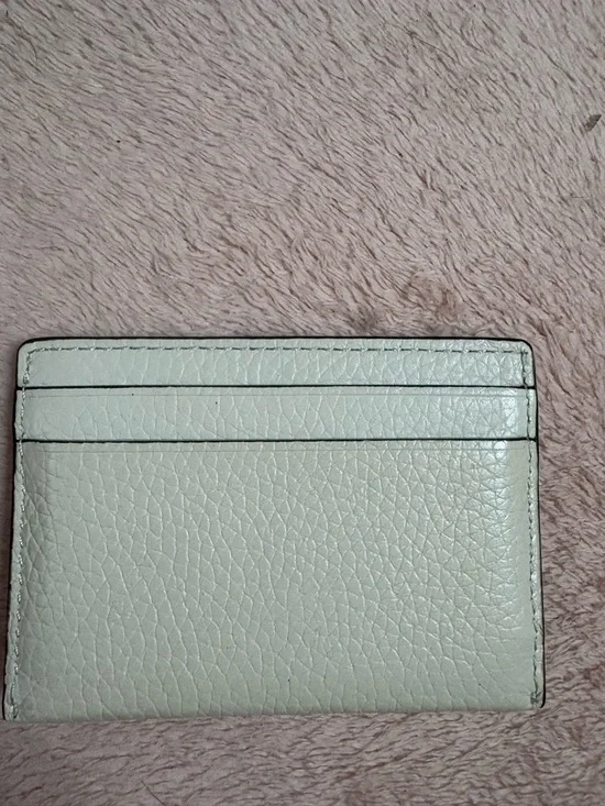 Michael Kors Beige Signature MK Continental Wallet with Gold Logo - Picture 7 of 7